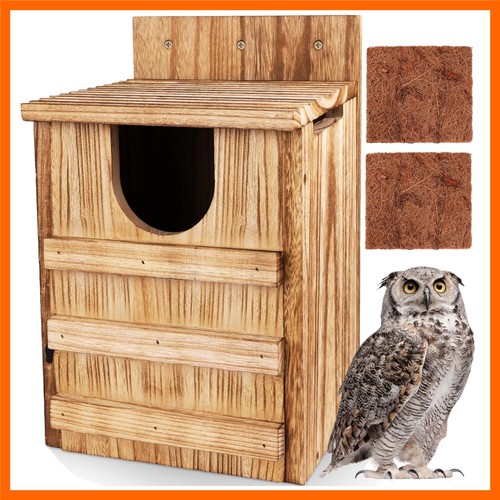 Owl house large wooden - house,,