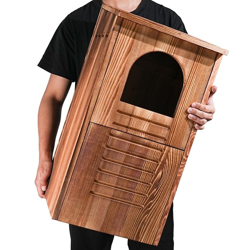 Barred owl house extra - barred,