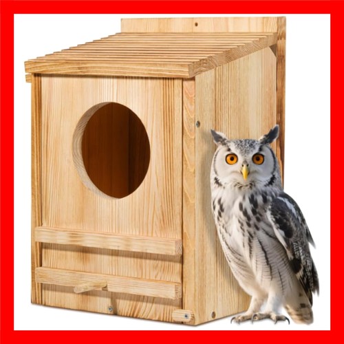 Barn owl house nesting - owl, box